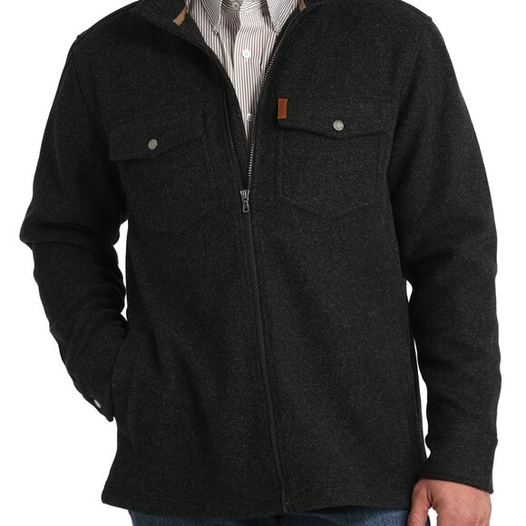 Cinch Other - Men's Cinch Black Shirt Jacket